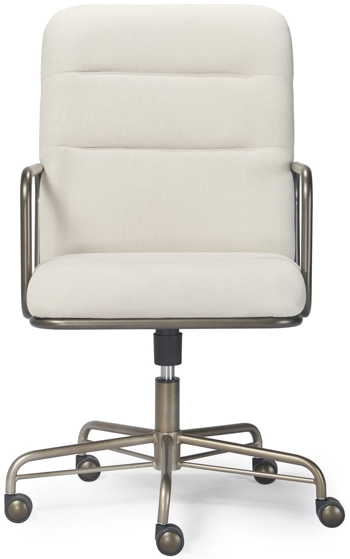 Finch - Franklin Upholstered Office Chair - Fabric - Soft White_7