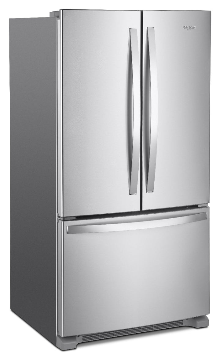 Whirlpool - 20 Cu. Ft. French Door Refrigerator with Elevated Deli Drawer - Stainless Steel_1