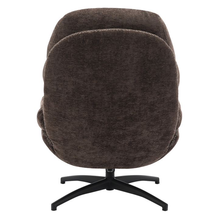 OSP Home Furnishings - Kerry Swivel Lounge Chair & Footrest - Brown_4