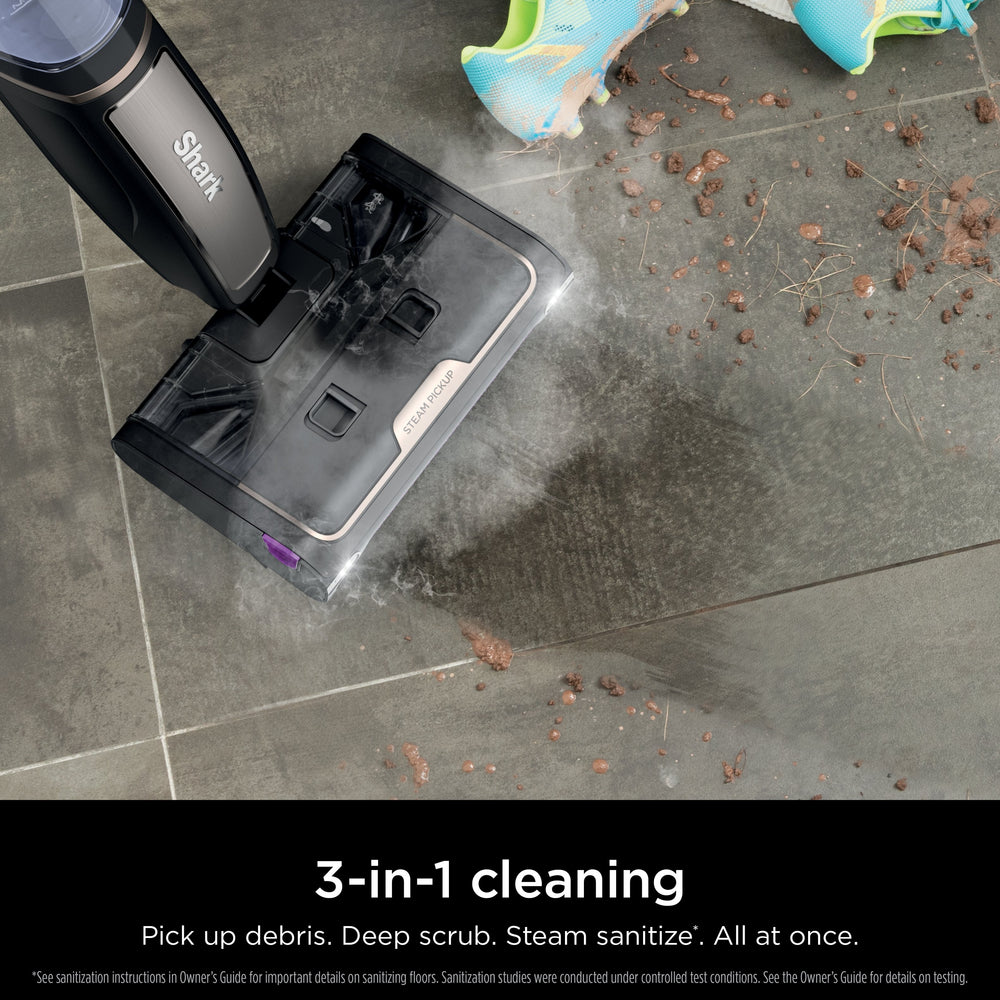 Shark SteamPickup 3-in-1 Steam, Pick-Up & Sanitize Mop - Black/Stone Metallic_1