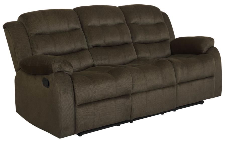 Rodman Upholstered Tufted Living Room Set Olive Brown_1