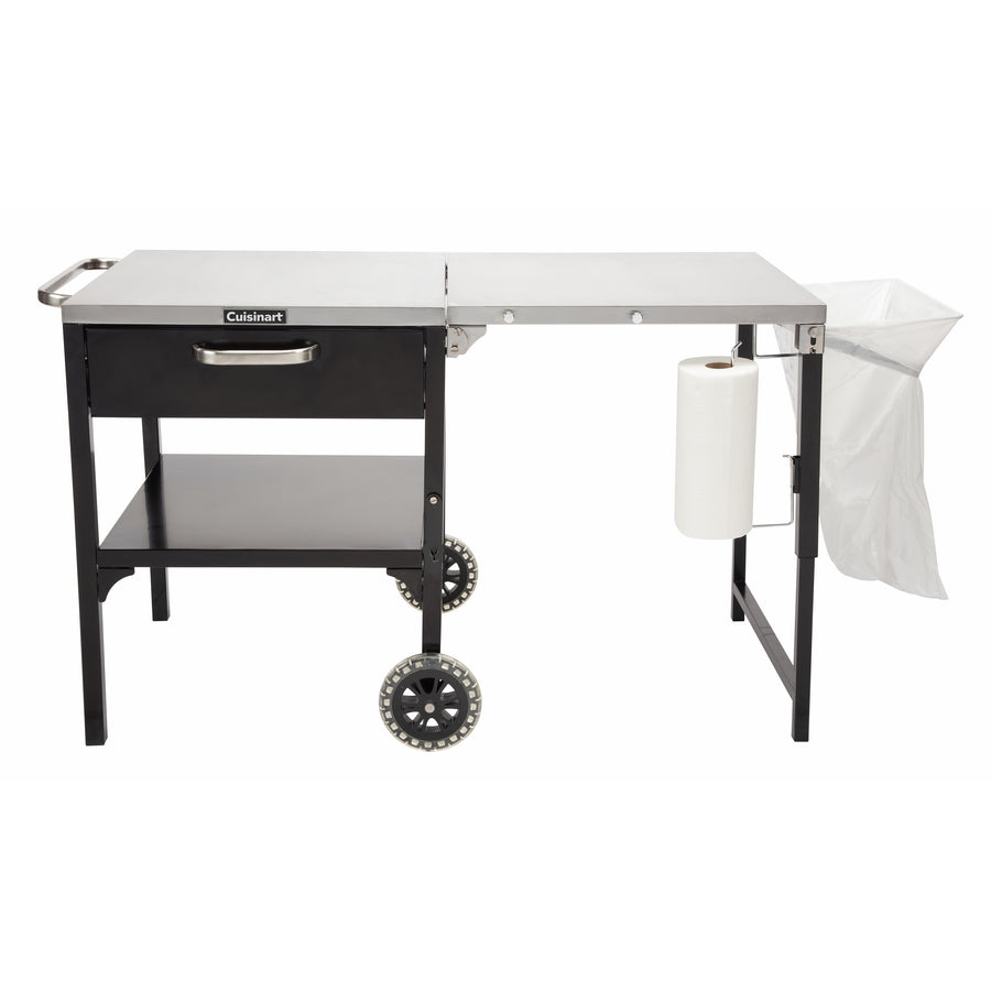 Cuisinart - Prep 'n Cook Outdoor Table & Grill Stand - Black_0