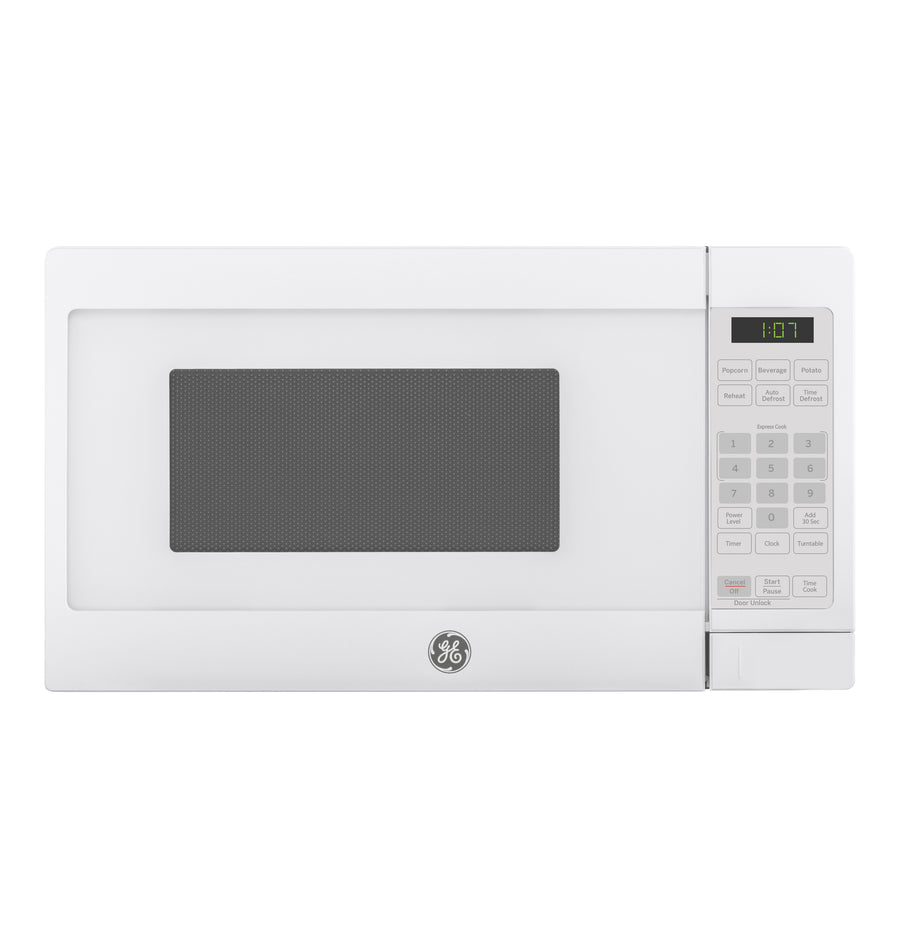 GE - 0.7 Cu. Ft. Countertop Microwave with Convenience Cooking Control - White_0