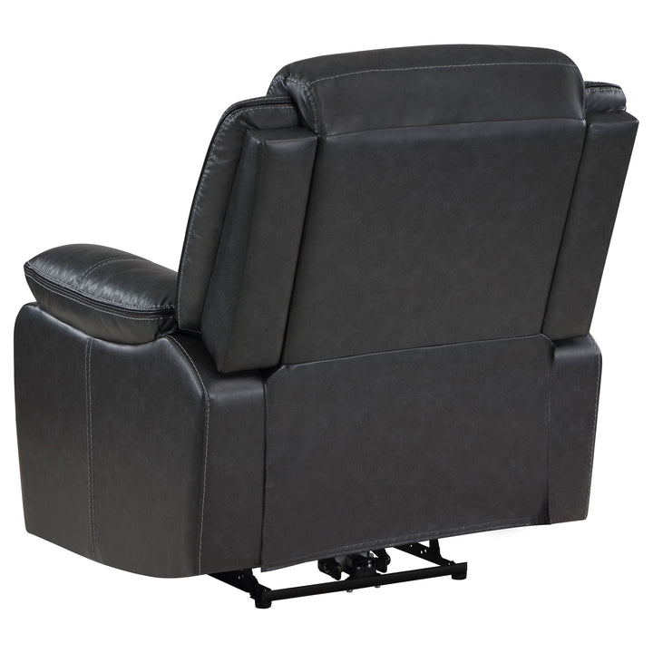 Sycamore Upholstered Power Recliner Chair Dark Grey_3