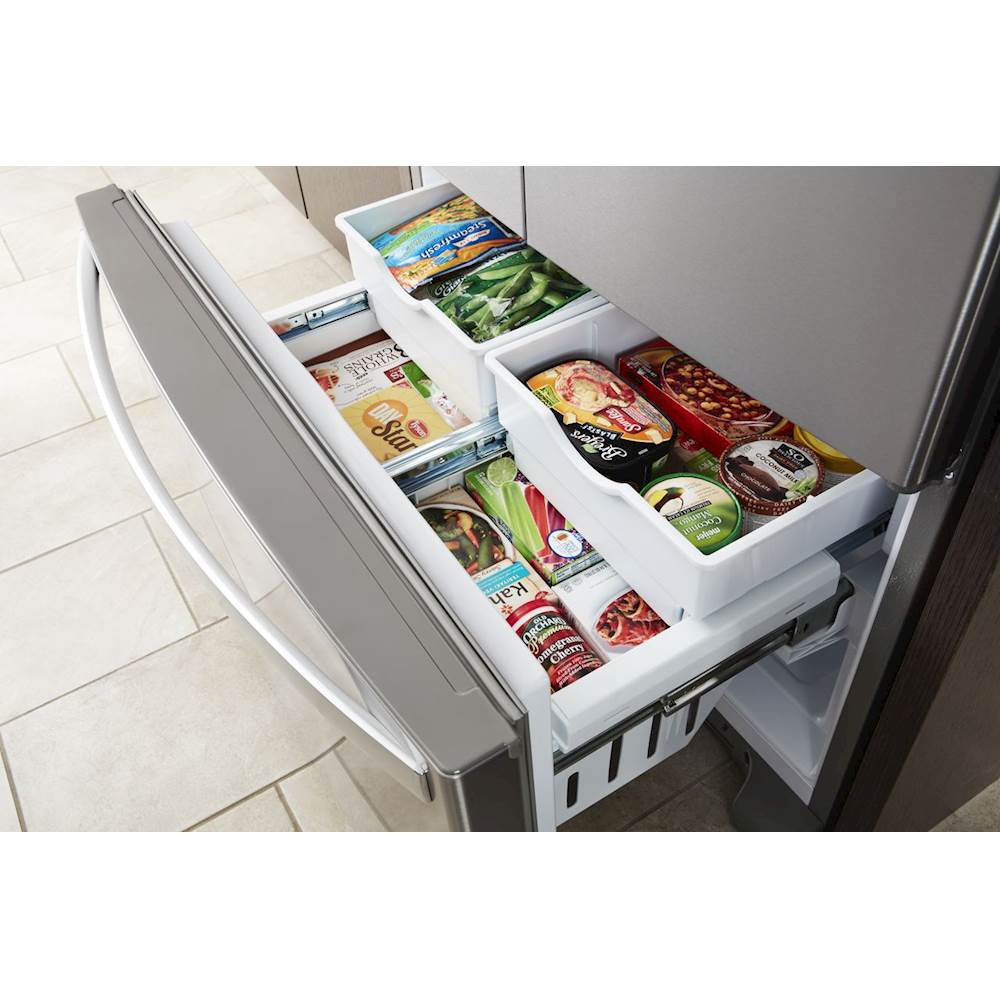 Whirlpool - 19.7 Cu. Ft. French Door Counter-Depth Refrigerator - Stainless Steel_4