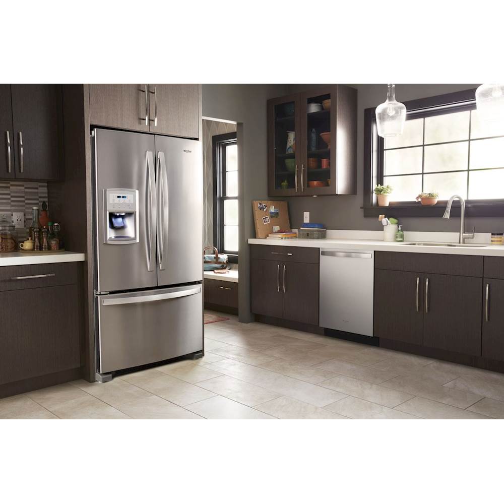Whirlpool - 19.7 Cu. Ft. French Door Counter-Depth Refrigerator - Stainless Steel_8
