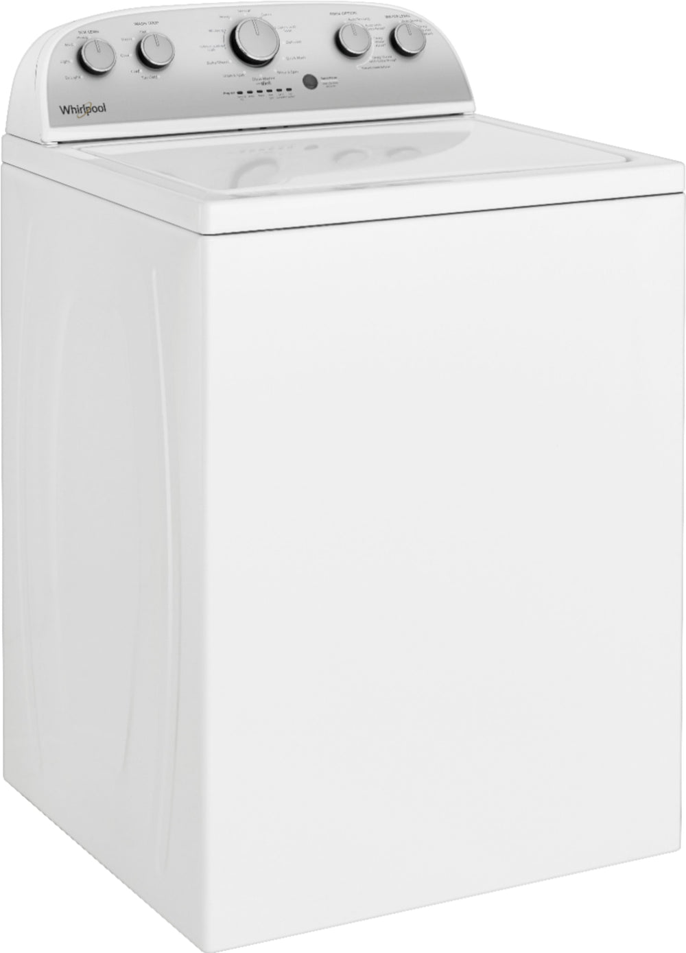 Whirlpool - 3.8 Cu. Ft. High Efficiency Top Load Washer with 360 Wash Agitator - White_1