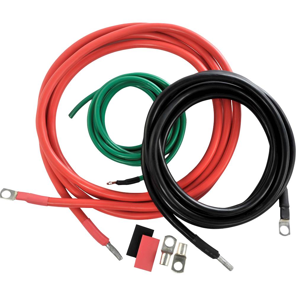 Power Inverter Cable Kit for Select Cobra Power Inverters - Red/Black_0