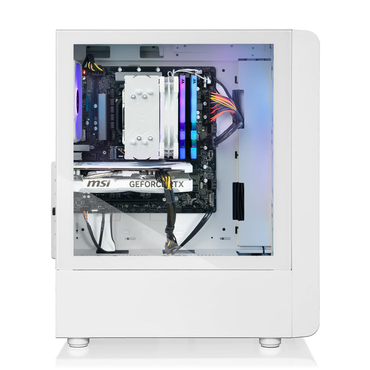 Thermaltake - LCGS Quartz i460 R4 Gaming Desktop Intel Core i5-13400F, 16GB DDR4 RAM, NVIDIA GeForce RTX 4060, 1TB NVMe M.2 - White_6