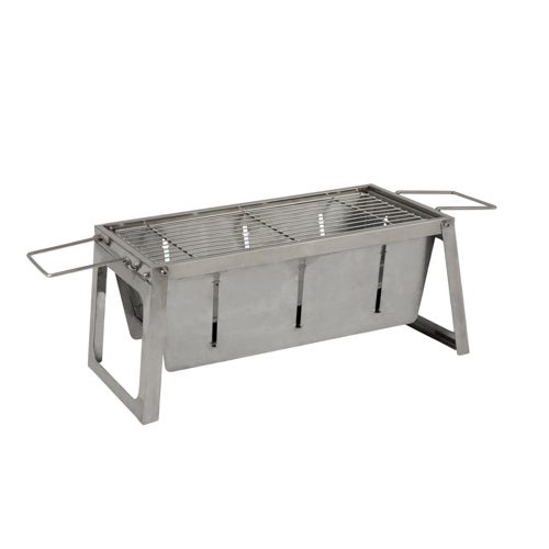 Stainless Steel Foldaway Charcoal Grill_0