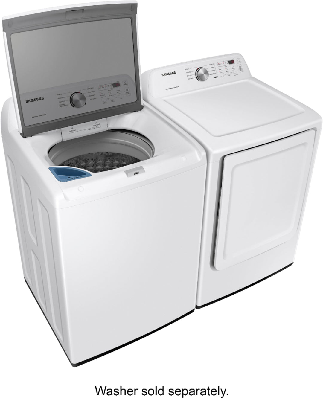 Samsung 4.5 Cu Ft High Efficiency Washer & 7.2 Cu Ft Electric Dryer Set - White