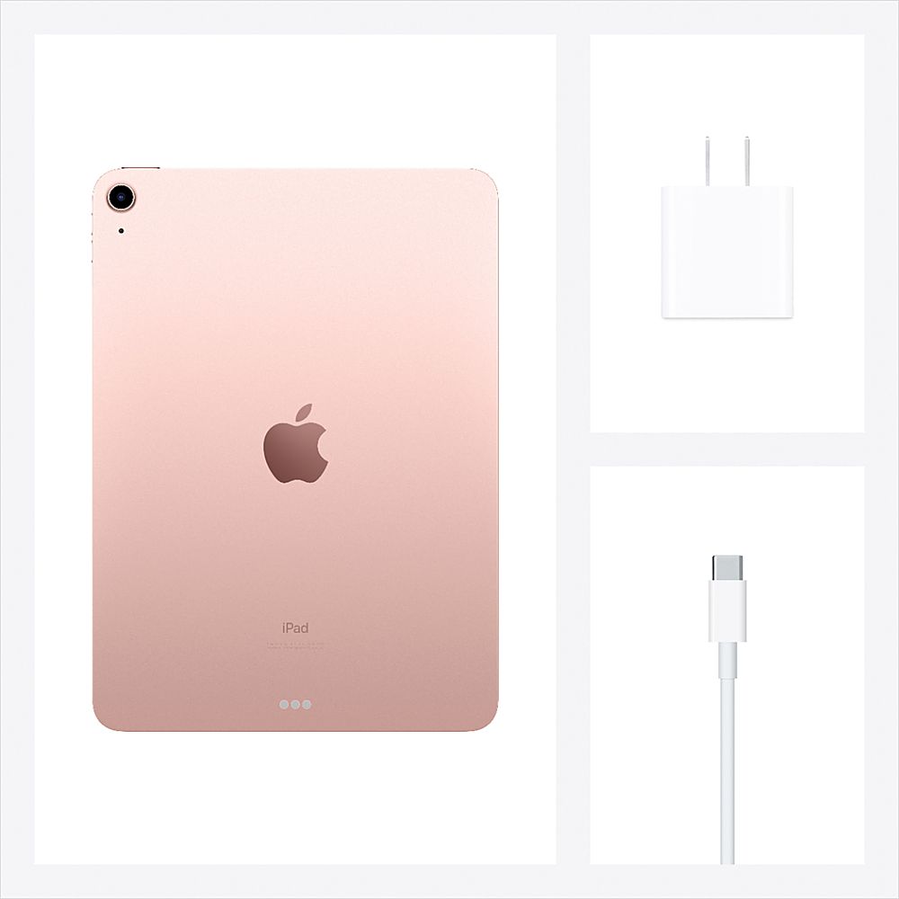 Certified Refurbished - Apple iPad Air 10.9-Inch (4th Generation) (2020) Wi-Fi - 256GB - Rose Gold - Rose gold_2