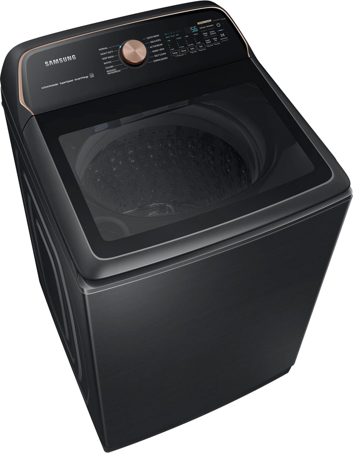 Samsung - 5.5 cu. ft. Extra-Large Capacity Smart Top Load Washer with Auto Dispense System - Brushed black_7