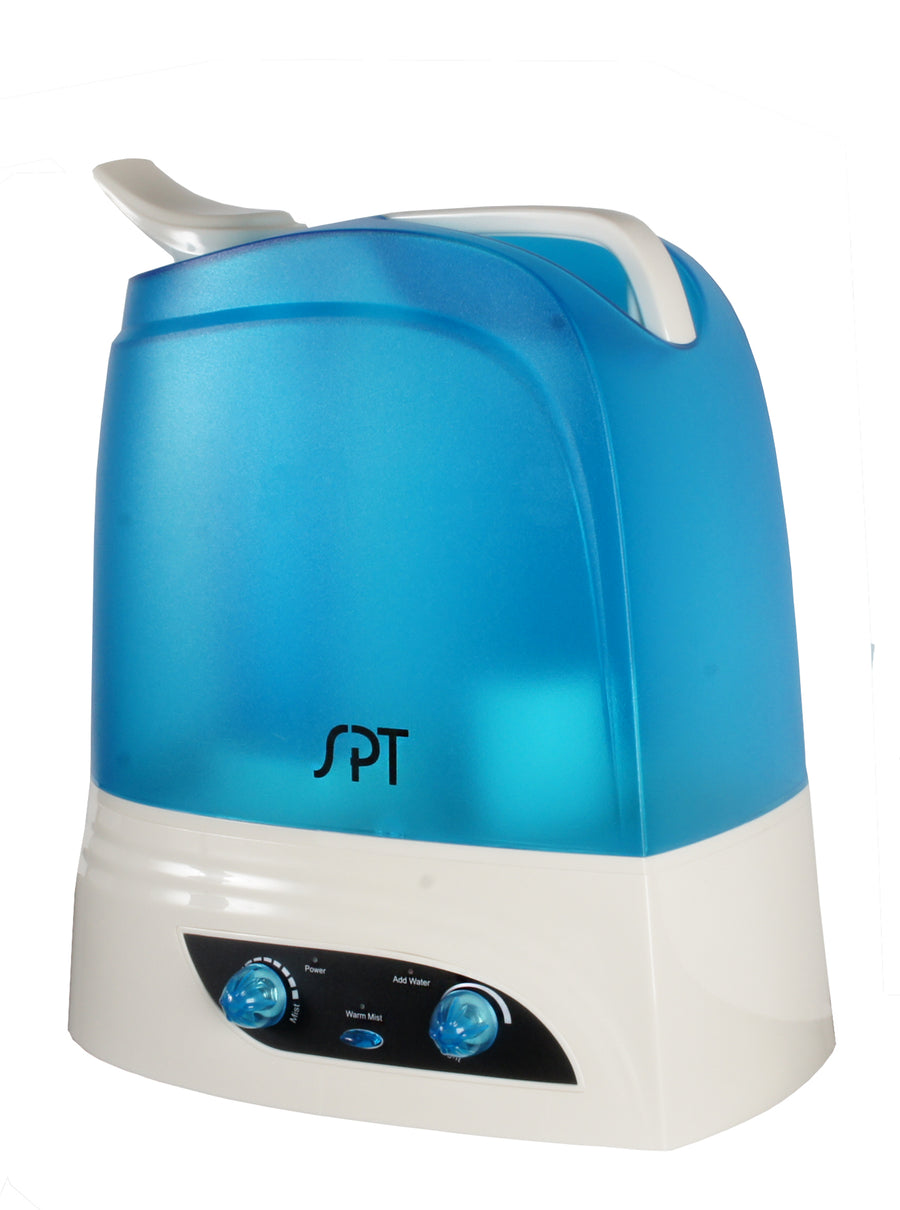 Sunpentown - Dual Mist Humidifier with ION Exchange Filter - White_0