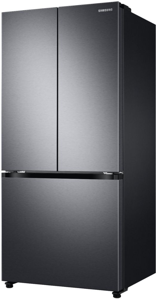 Samsung - OBX 17.5 cu. ft. Counter Depth 3-Door French Door Refrigerator with WiFi and Twin Cooling Plus® - Black Stainless Steel_2