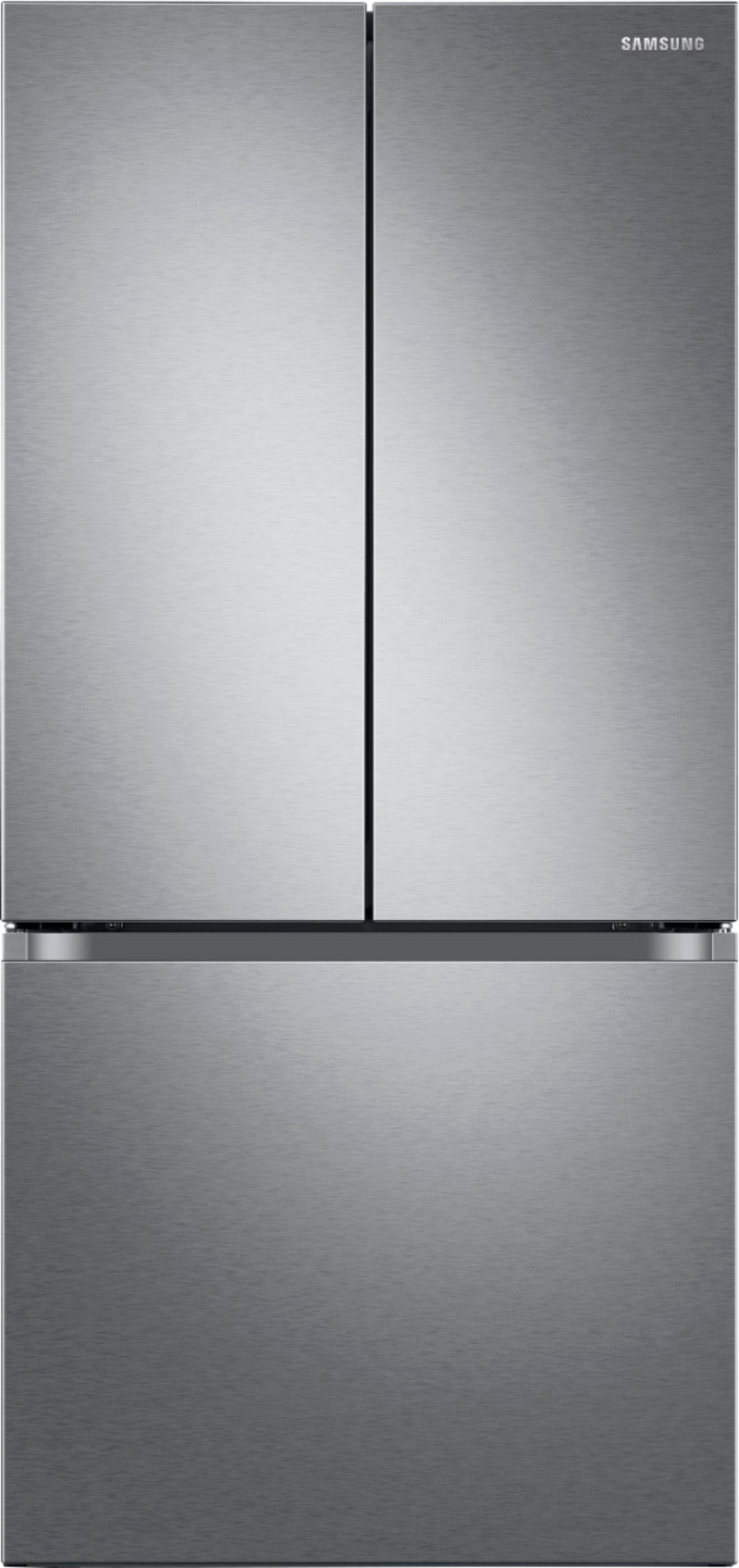 Samsung - OBX 17.5 cu. ft. 3-Door French Door Counter Depth Refrigerator with WiFi and Twin Cooling Plus® - Stainless Steel_0