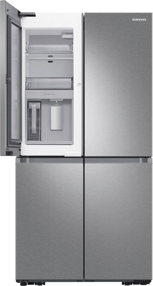 Samsung - OBX 23 cu. ft. 4-Door Flex French Door Counter Depth Refrigerator with WiFi, Beverage Center and Dual Ice Maker - Stainless Steel_10