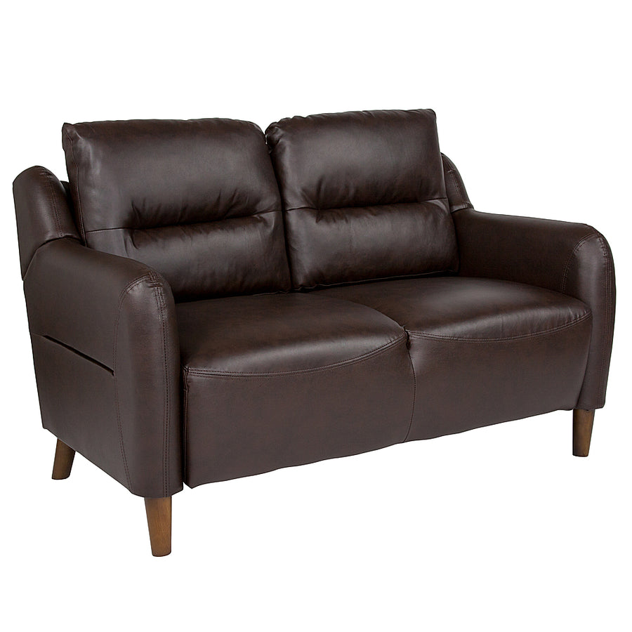 Alamont Home - Newton Hill Living Room Loveseat - Brown_0