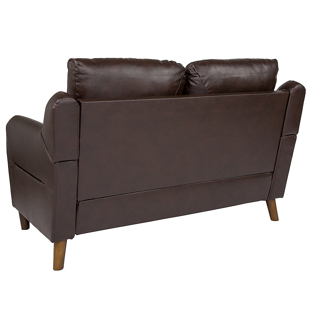 Alamont Home - Newton Hill Living Room Loveseat - Brown_4