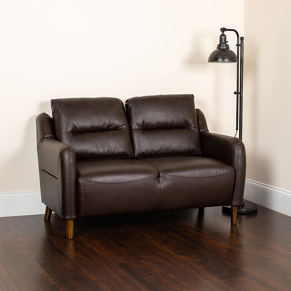 Alamont Home - Newton Hill Living Room Loveseat - Brown_2