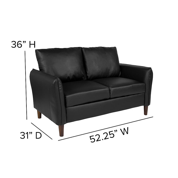 Alamont Home - Milton Park Living Room Loveseat - Black_3