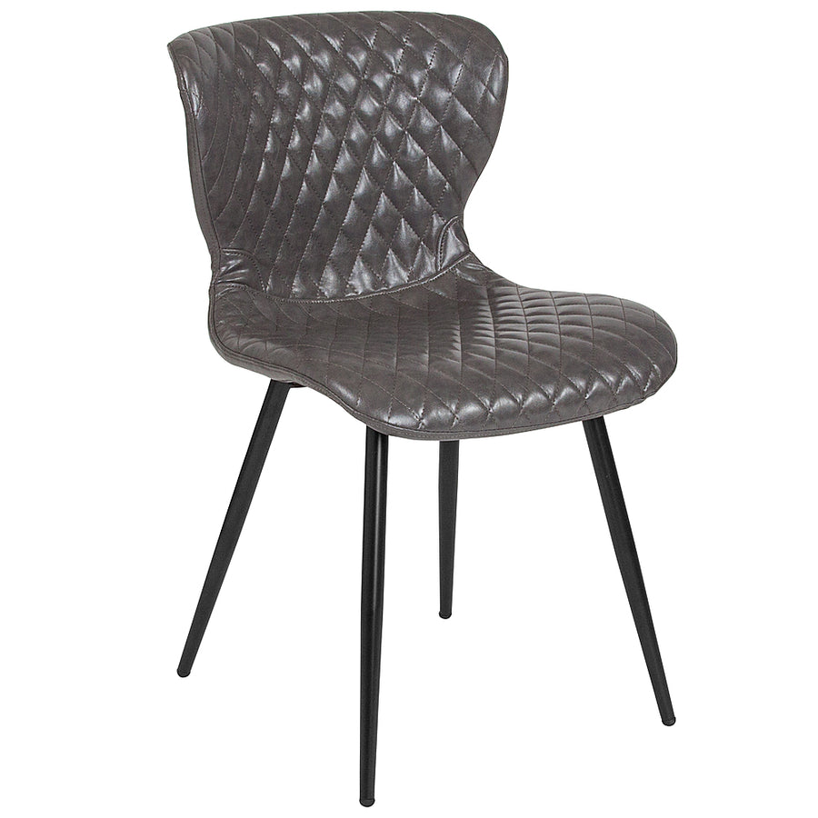 Alamont Home - Bristol Accent Chair - Gray Vinyl_0