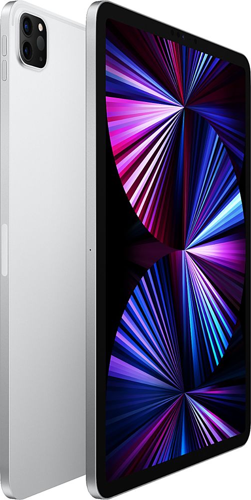 Certified Refurbished - Apple 11-Inch iPad Pro (3rd Generation) (2021) Wi-Fi - 128GB - Silver_1