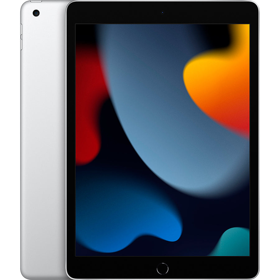 Certified Refurbished - Apple 10.2-Inch iPad - (9th Generation) (2021) Wi-Fi + Cellular - 256GB - Silver (Unlocked)_0
