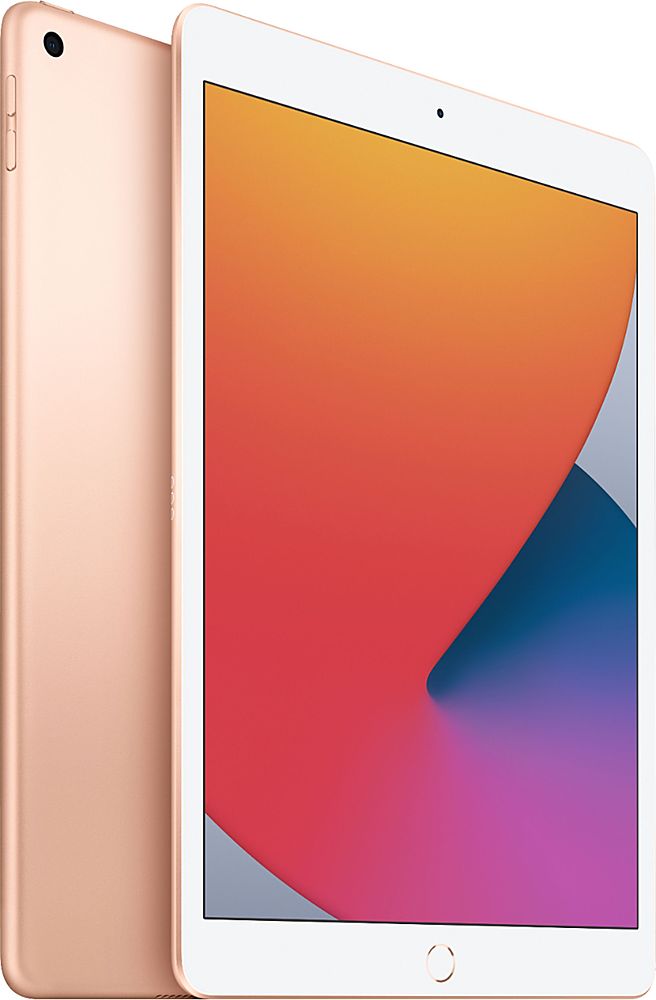 Certified Refurbished - Apple 10.2-Inch iPad (8th Generation) (2020) Wi-Fi + Cellular - 128GB - Gold (Unlocked)_1