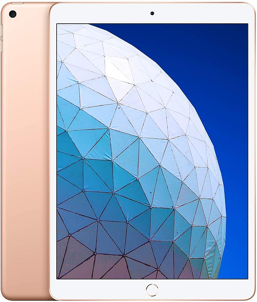 Certified Refurbished - Apple iPad Air 10.5-Inch (3rd Generation) (2019) Wi-Fi + Cellular - 256GB - Gold (Unlocked)_0