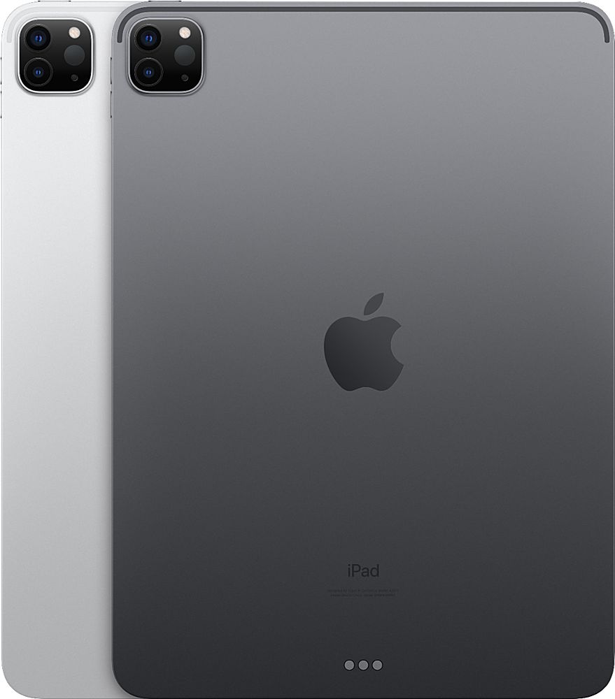 Certified Refurbished - Apple 11-Inch iPad Pro (3rd Generation) (2021) Wi-Fi + Cellular - 256GB - Silver (Unlocked)_2