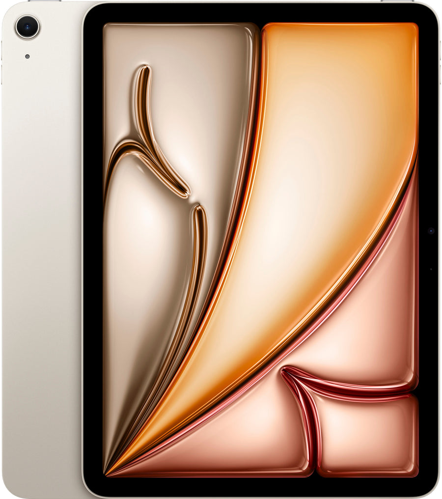 Apple - 11-inch iPad Air (Latest Model) M2 chip Wi-Fi 128GB - Starlight_0