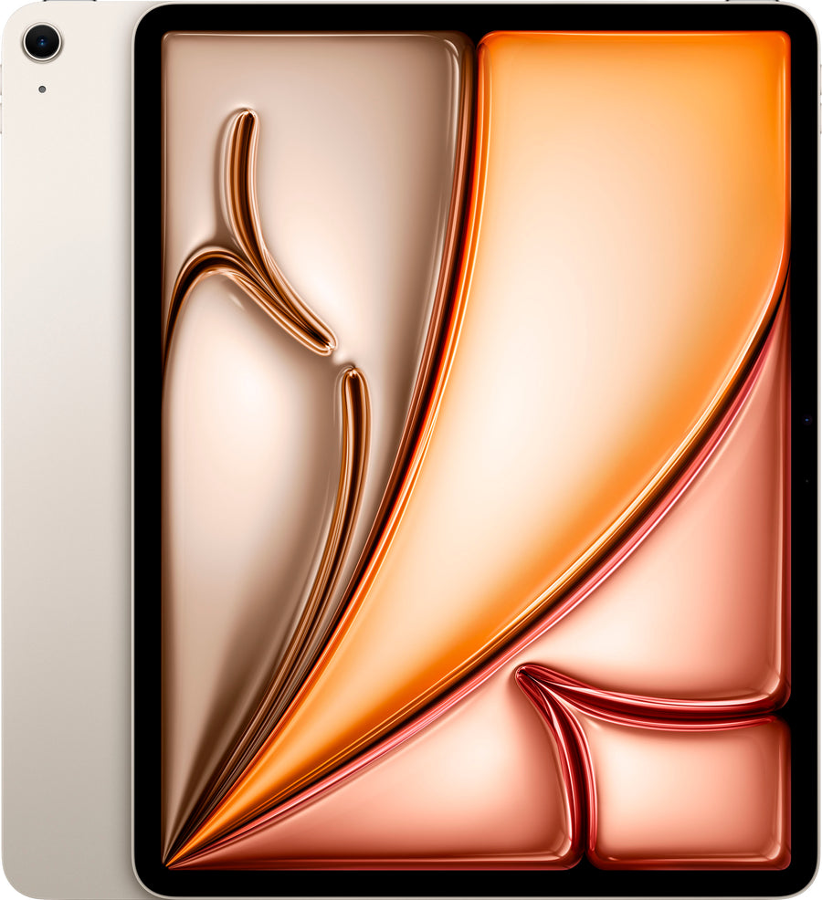 Apple - 13-inch iPad Air (Latest Model) M2 chip Wi-Fi 128GB - Starlight_0
