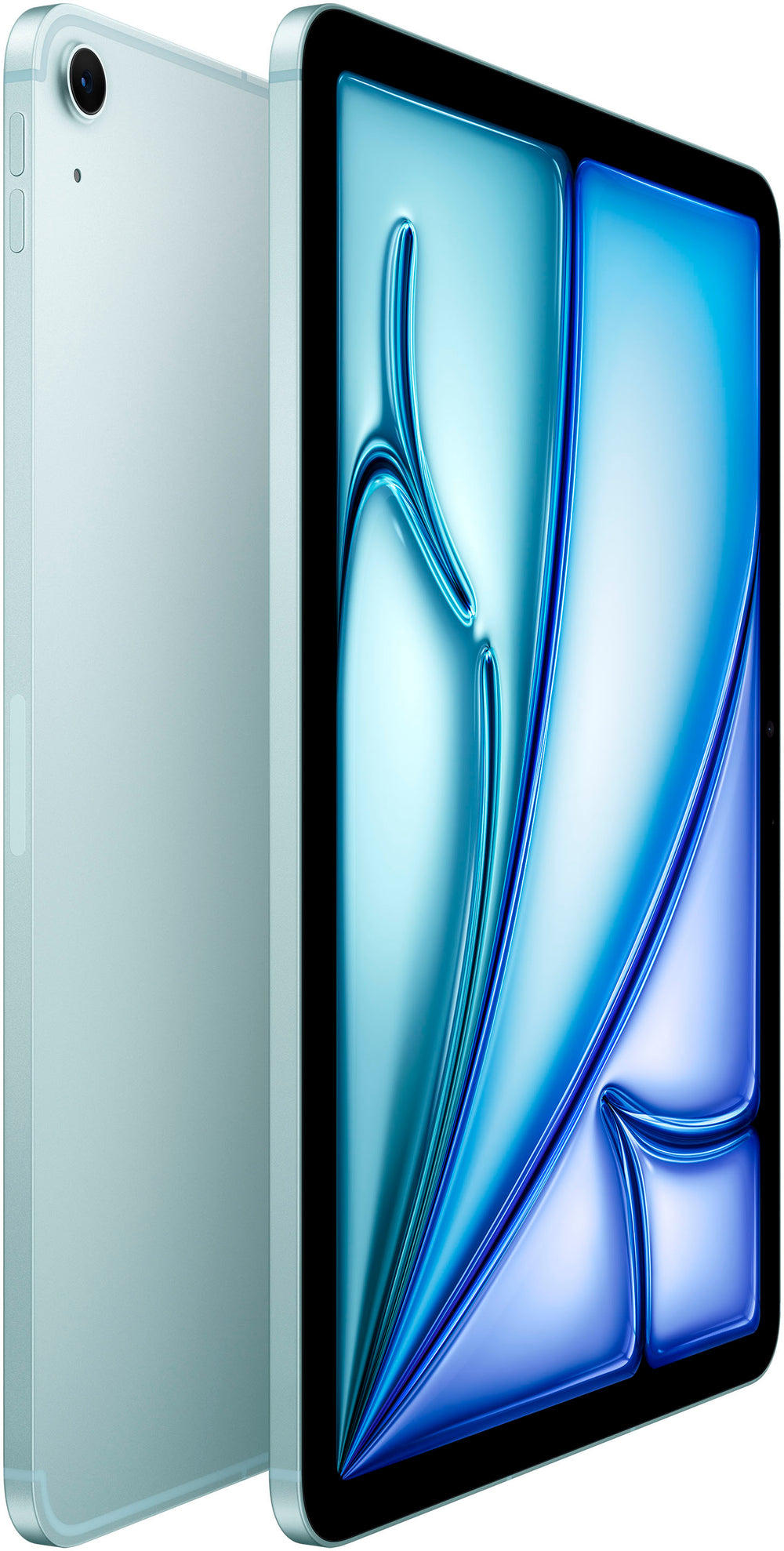 Apple - 11-inch iPad Air (Latest Model) M2 chip Wi-Fi + Cellular 1TB - Blue (Unlocked)_1