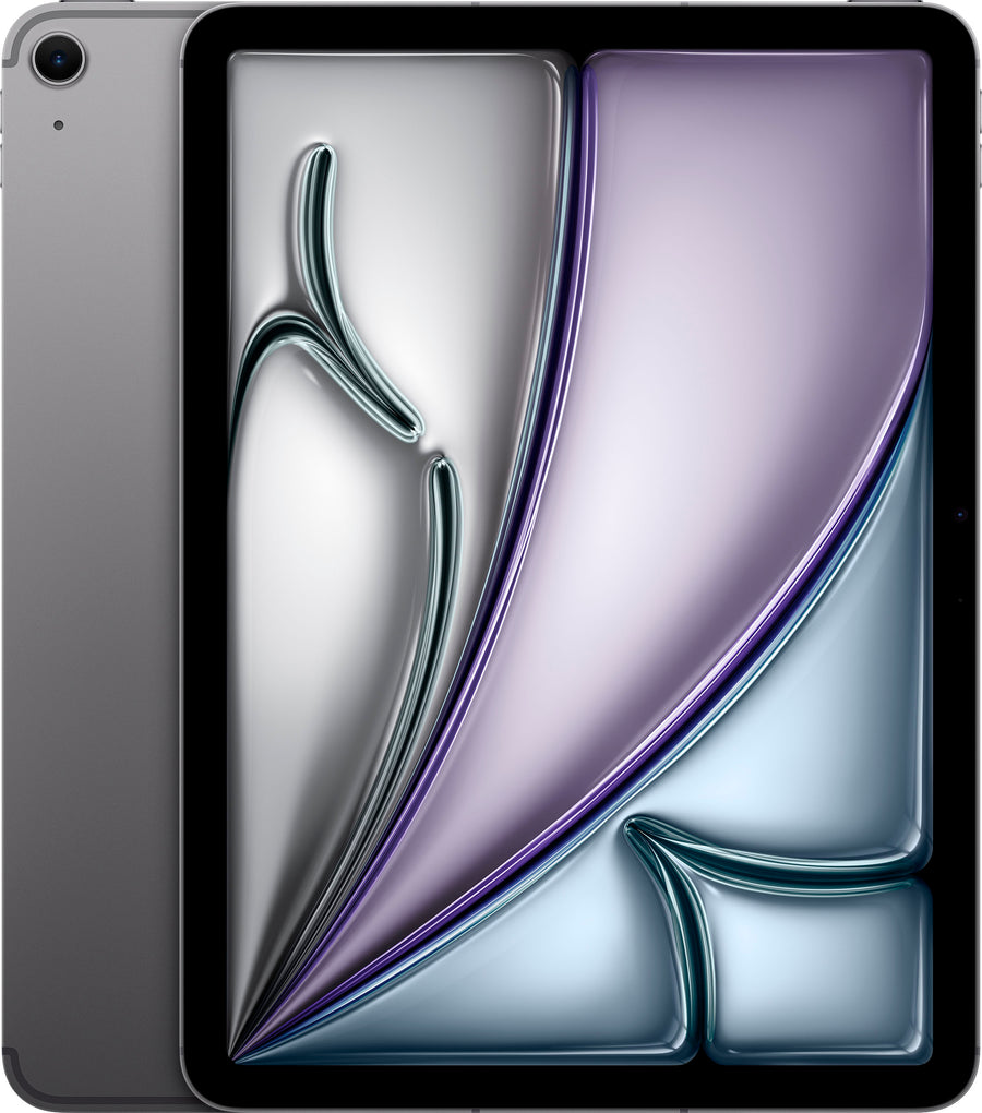Apple - 11-inch iPad Air (Latest Model) M2 chip Wi-Fi + Cellular 1TB - Space Gray (Unlocked)_0
