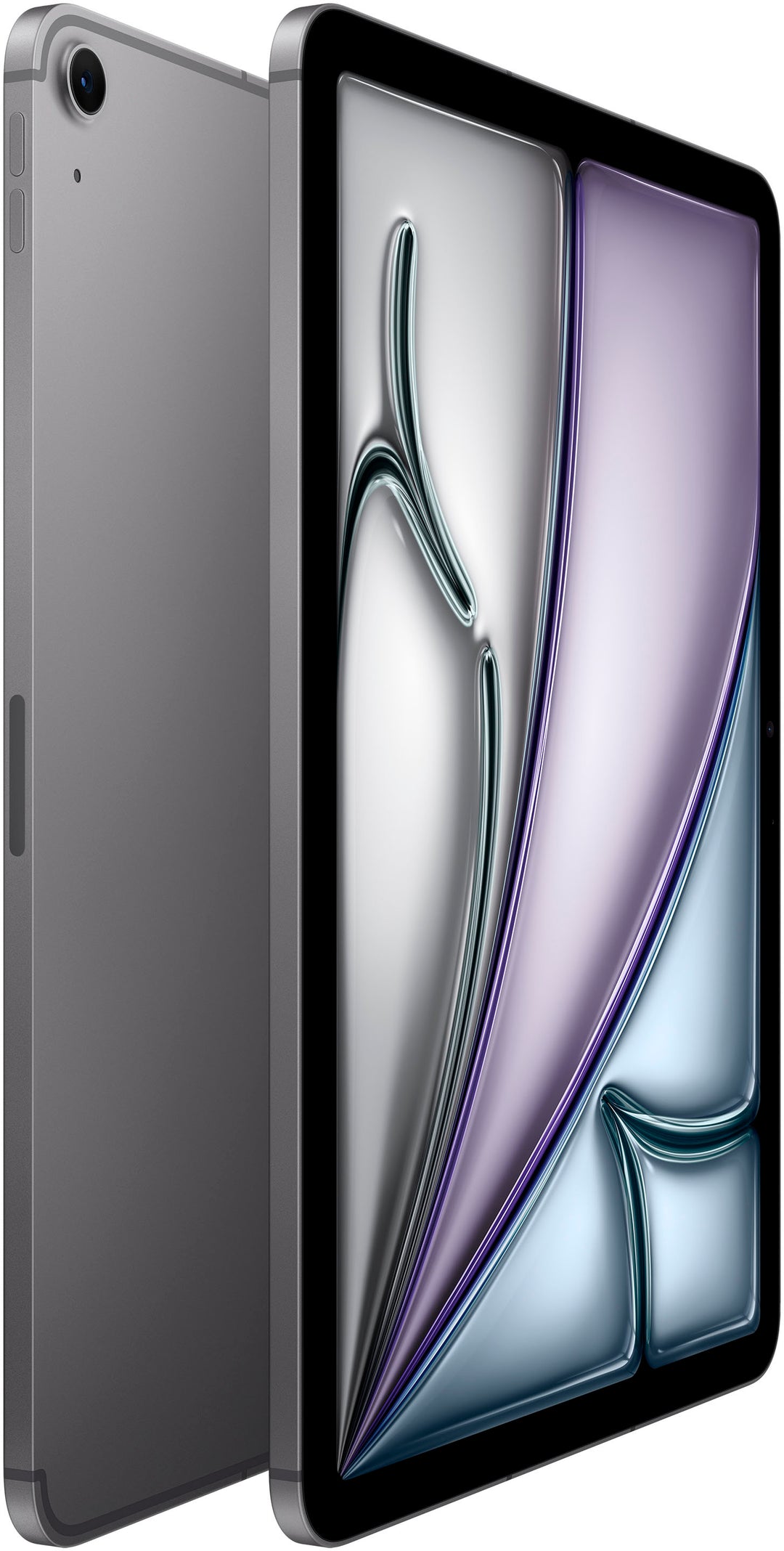 Apple - 11-inch iPad Air (Latest Model) M2 chip Wi-Fi + Cellular 256GB - Space Gray (Unlocked)_1