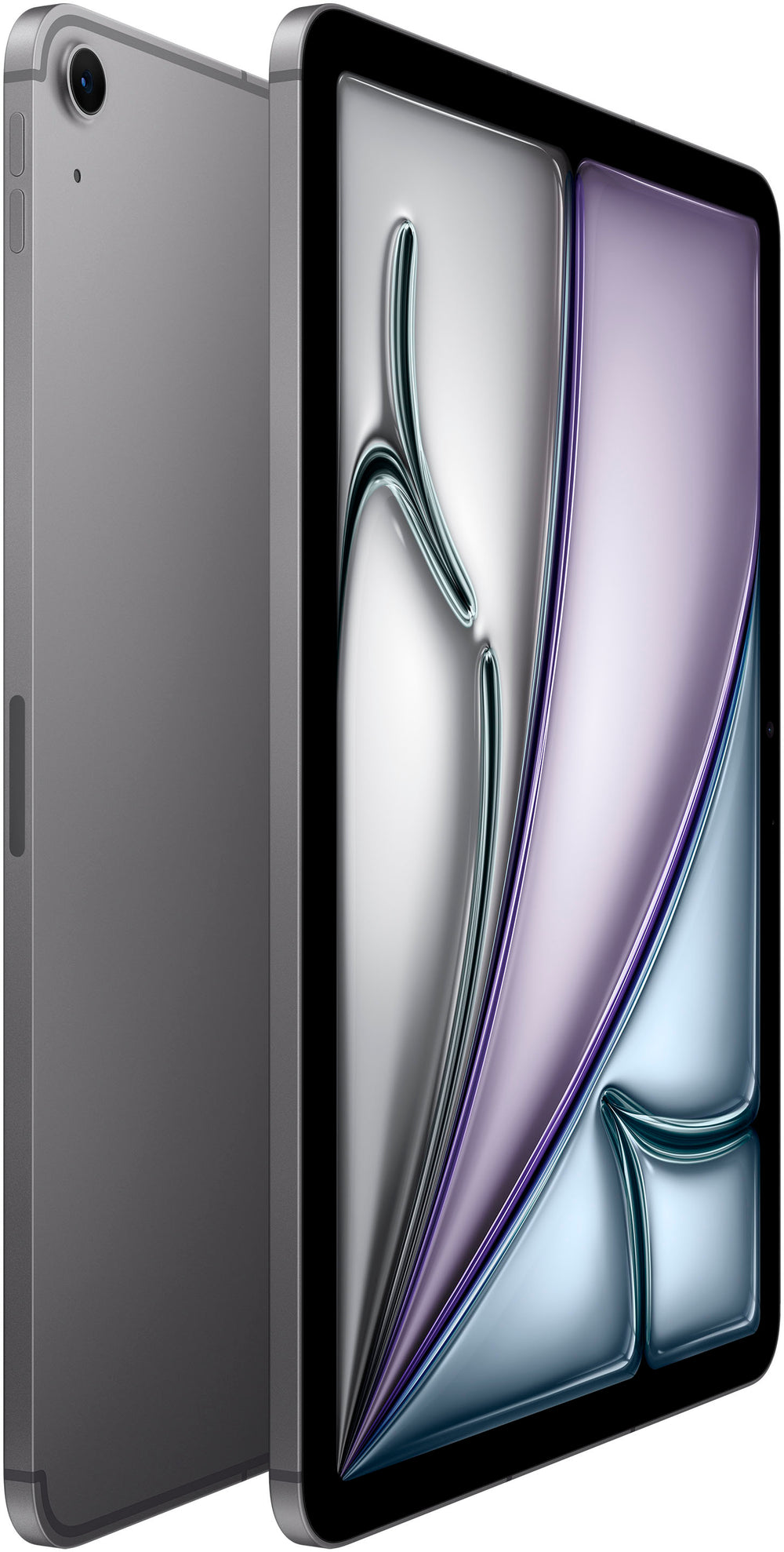 Apple - 11-inch iPad Air (Latest Model) M2 chip Wi-Fi + Cellular 512GB - Space Gray (Unlocked)_1