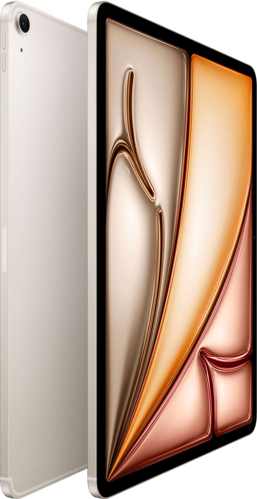 Apple - 13-inch iPad Air (Latest Model) M2 chip Wi-Fi + Cellular 128GB - Starlight (Unlocked)_1