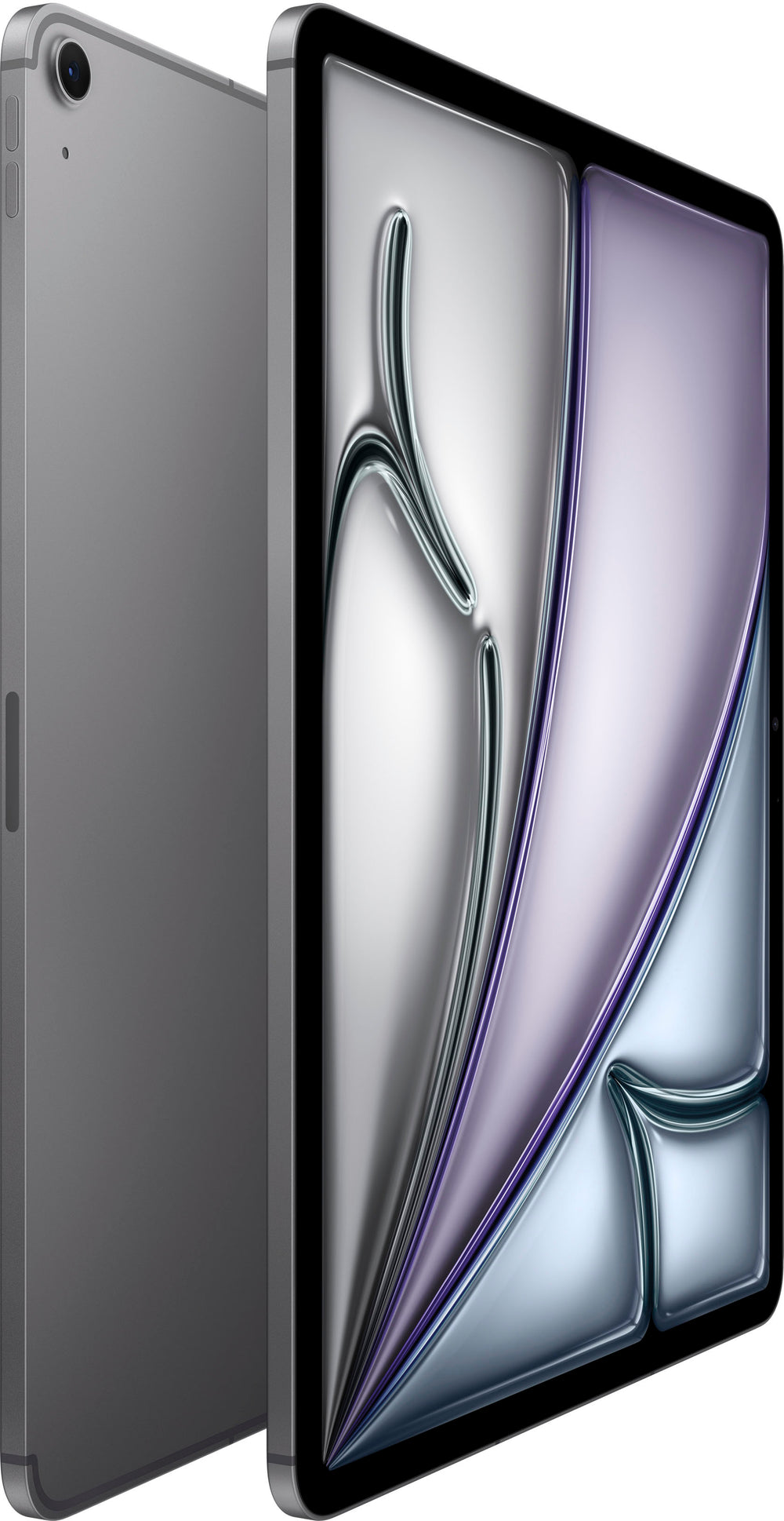 Apple - 13-inch iPad Air (Latest Model) M2 chip Wi-Fi + Cellular 256GB - Space Gray (Unlocked)_1