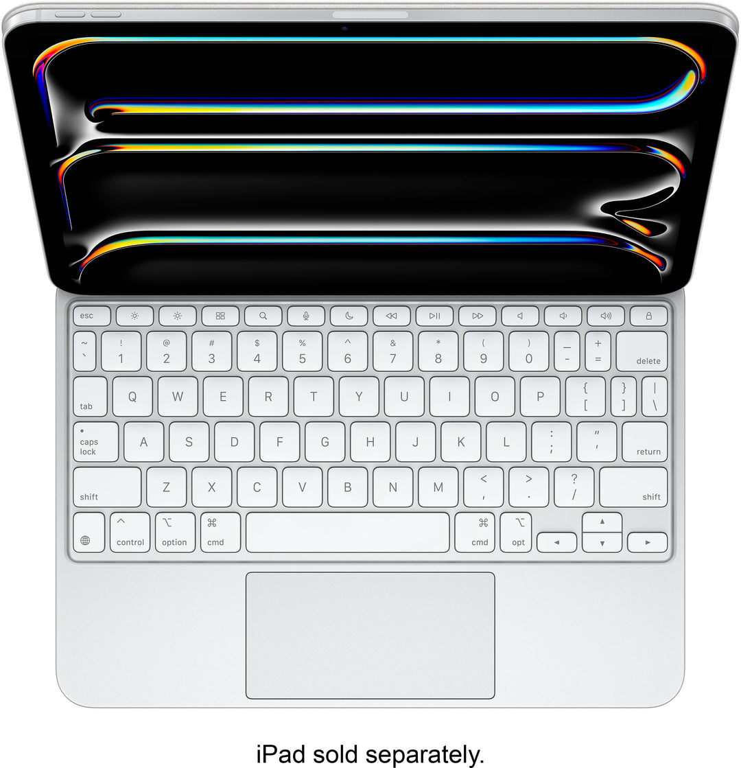 Apple - Magic Keyboard for iPad Pro 11‑inch (M4) - White_3