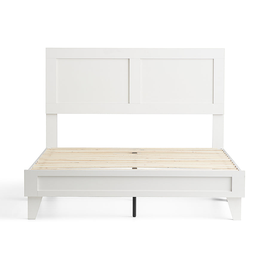Brookside - Penny Wood Panel Platform Cal King Bed Frame - White_0