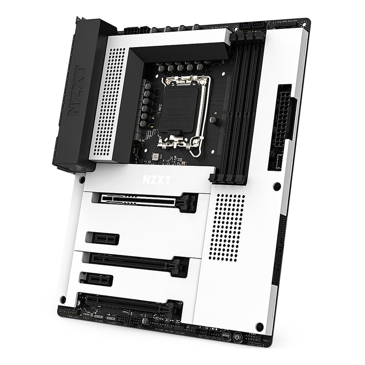 NZXT - Z790 (Socket LGA 1700) Intel Z790 ATX DDR5 Wi-Fi 6E Motherboard - White_0