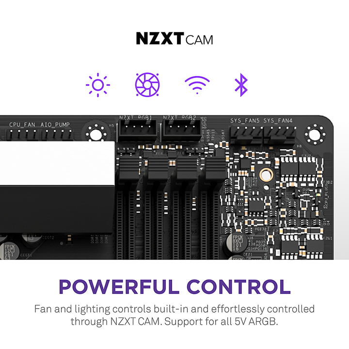 NZXT - Z790 (Socket LGA 1700) Intel Z790 ATX DDR5 Wi-Fi 6E Motherboard - White_4