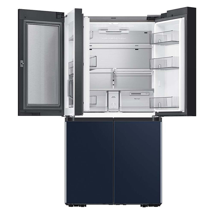 Samsung - Open Box BESPOKE 23 cu. ft. 4-Door Flex French Door Refrigerator with WiFi and Customizable panels (sold separately) - Custom Panel Ready_3