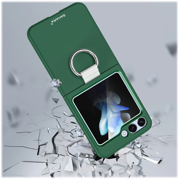 SaharaCase - Venture Series Ring Case for Samsung Galaxy Z Flip6 - Cactus Green_4