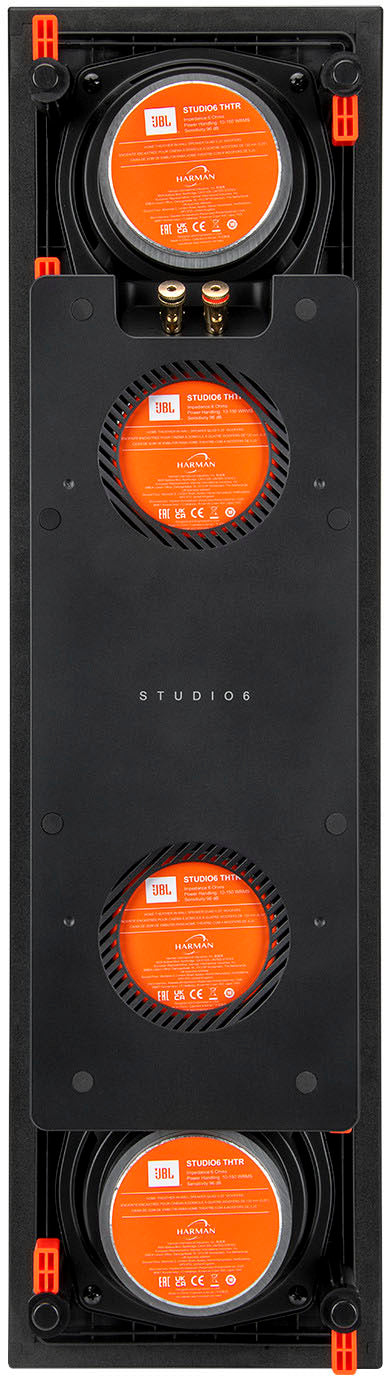 JBL - Studio 6 Quad-5.25" 2-Way In-Wall Speaker (Each) - Black_11