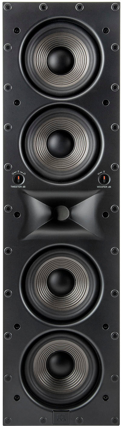 JBL - Studio 6 Quad-5.25" 2-Way In-Wall Speaker (Each) - Black_0
