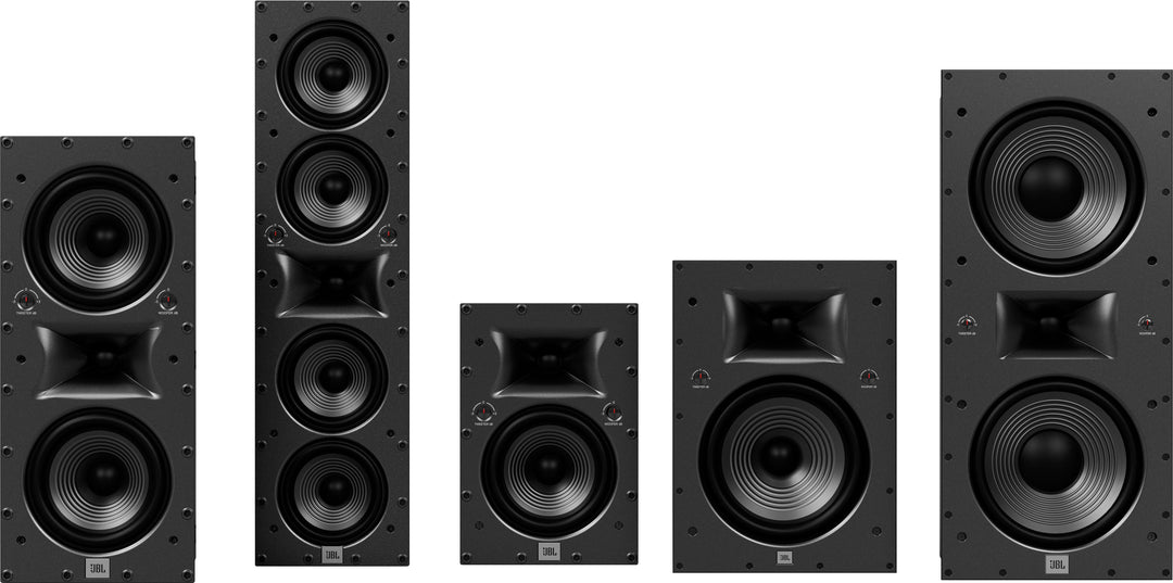 JBL - Studio 6 Quad-5.25" 2-Way In-Wall Speaker (Each) - Black_2
