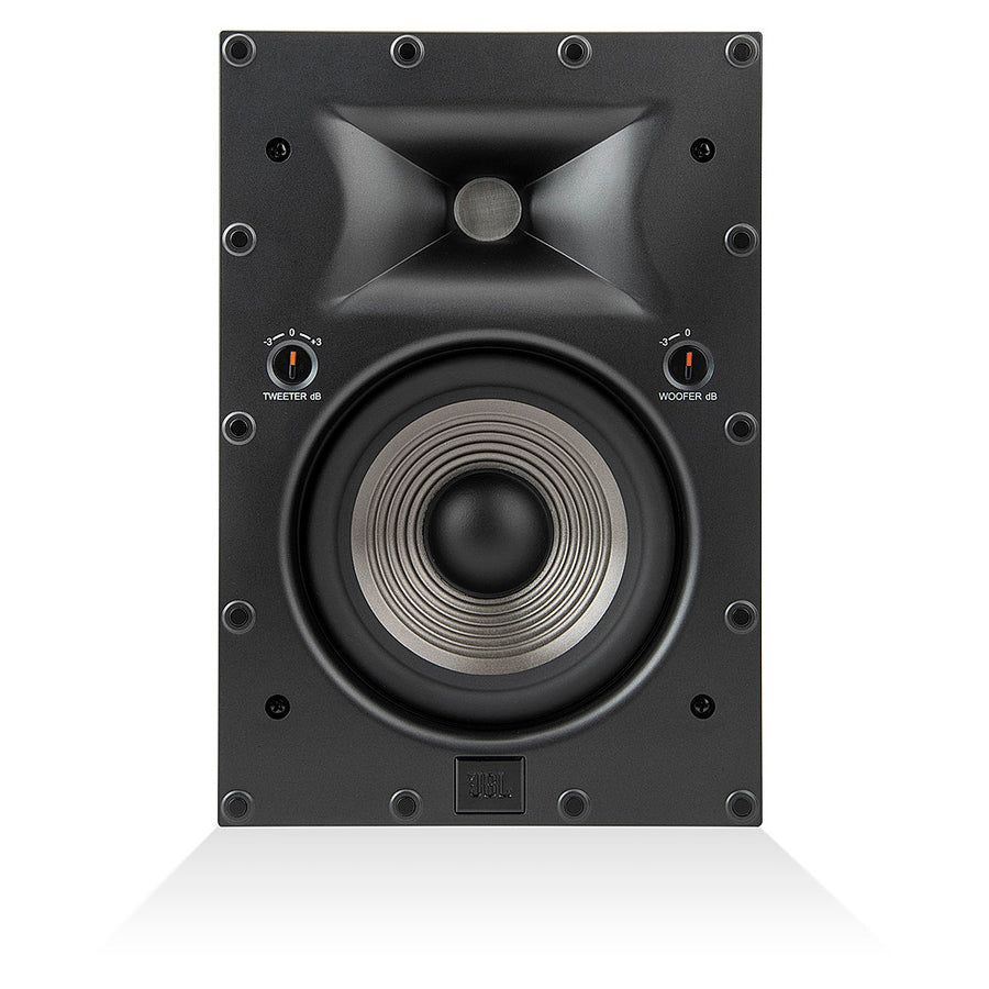 JBL - Studio 6 6.5" 2-Way In-Wall Speaker with Compression Tweeter (Each) - Black_0