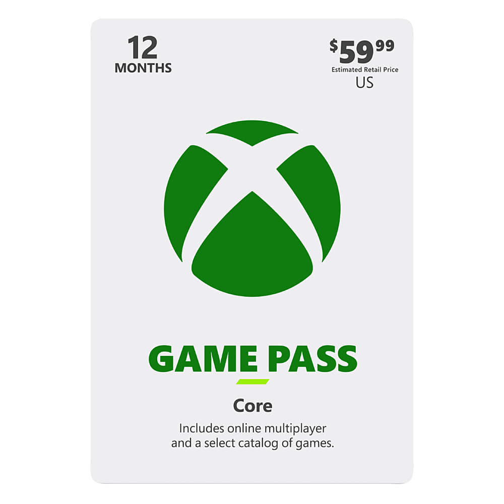 Microsoft - Xbox Game Pass Core 12 Month Subscription_0